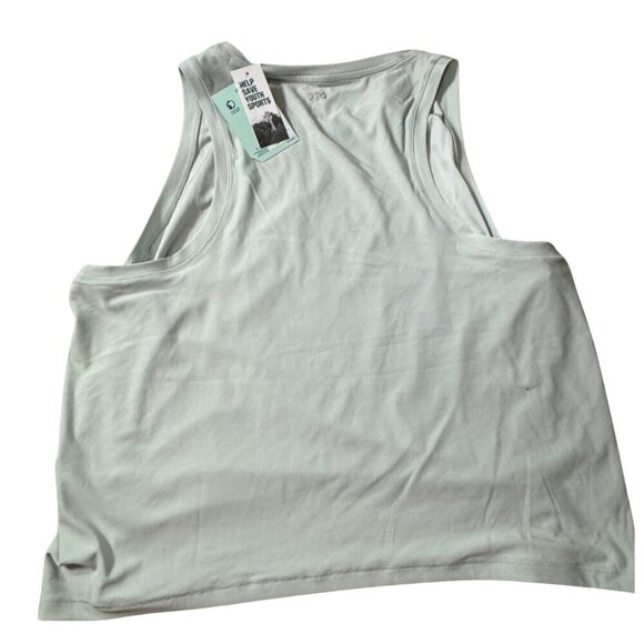 DSG womens cinch pale seaglass size XL NWT workout athletic tank top - Picture 5 of 5